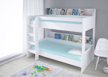Кровать двухъярусная POLINI Kids Simple 5000 Белый в Благовещенске - предосмотр 4