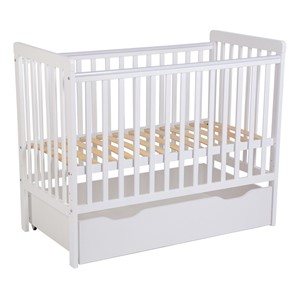 Кроватка для новорожденных POLINI Kids Simple 310-03 Белый в Благовещенске