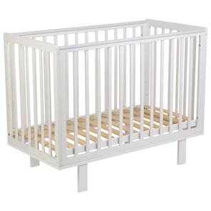Кровать для новорожденных серия 3400 POLINI Kids Simple 340 Белый в Благовещенске