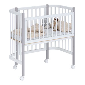 Детская кровать POLINI Kids Simple 105 Белый / Серый в Благовещенске - предосмотр