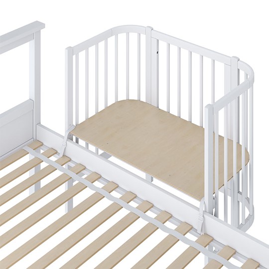 Детская кровать POLINI Kids Simple 105 Белый в Благовещенске - изображение 2