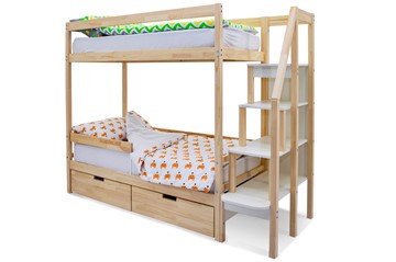 Детская 2-этажная кровать Svogen натура в Благовещенске