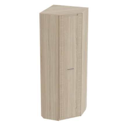 Угловой распашной шкаф Элана, Дуб сонома 720х720х208 в Благовещенске - изображение