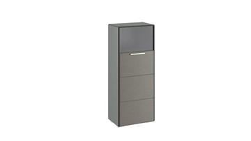 Шкаф Наоми комбинированный одностворчатый, цвет Фон серый, Джут ТД-208.07.28 в Благовещенске
