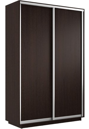 Шкаф 2-х дверный Экспресс (ДСП) 1400х600х2400, венге в Благовещенске - изображение