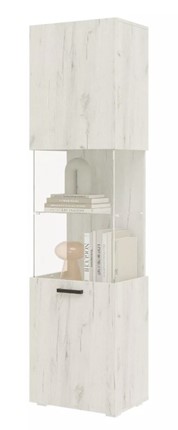 Шкаф-пенал Алтея Дуб крафт белый в Благовещенске - изображение