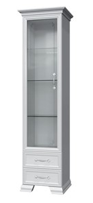 Шкаф-витрина Грация ШР-1, белый, 1 стекло, 420 в Благовещенске