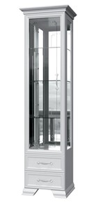 Шкаф-витрина Грация ШР-1, белый, 3 стекла, 420 в Благовещенске