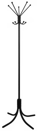 Вешалка для одежды КР-10Л, цвет черный в Благовещенске - изображение