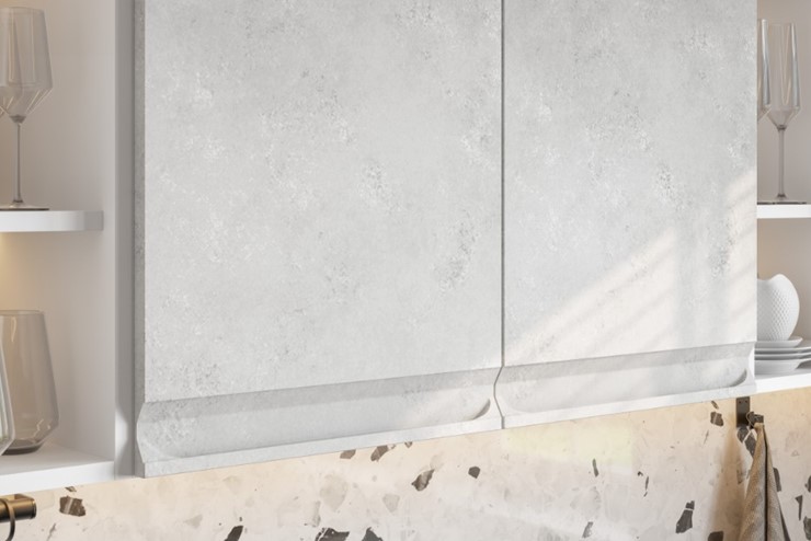 Угловой гарнитур Вельвет, бетон графит/бетон снежный в Благовещенске - изображение 4