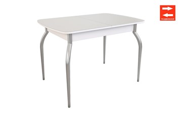 Кухонный стол раздвижной Танго, белый/белый в Благовещенске - предосмотр