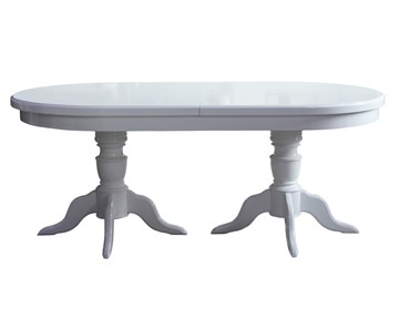 Овальный стол на кухню 3,0(3,5)х1,1 на двух тумбах, (стандартная покраска) в Благовещенске