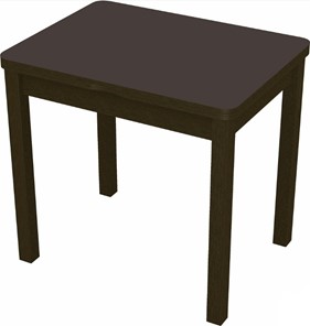 Обеденный раздвижной стол Бари дерево №8 (стекло коричневое/венге) в Благовещенске