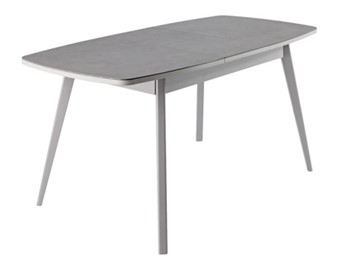 Кухонный раскладной стол Артктур, Керамика, grigio серый, 51 диагональные массив серый в Благовещенске