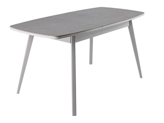 Кухонный раскладной стол Артктур, Керамика, grigio серый, 51 диагональные массив серый в Благовещенске - изображение