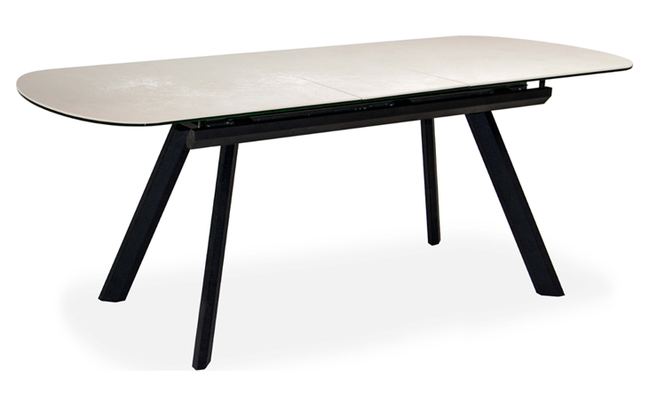 Кухонный раздвижной стол Шамони 2CQ 160х90 (Oxide Avorio/Графит) в Благовещенске - изображение 1