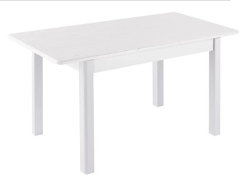 Кухонный стол раздвижной Айсберг-01 МДФ, белый МДФ/40 массив прямые белые в Благовещенске