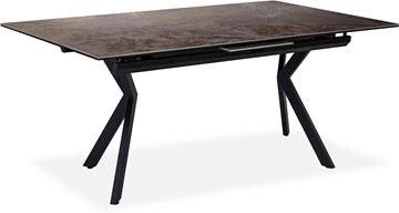Кухонный стол раскладной Бордо 3CX 180х95 (Oxide Moro/Графит) в Благовещенске - предосмотр