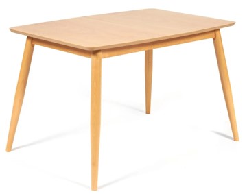Кухонный стол раскладной Pavillion (Павильон) бук/мдф 80x120+40x75, Натуральный арт.13982 в Благовещенске