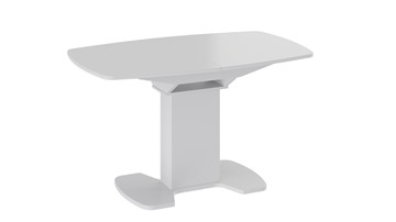 Стеклянный стол Портофино (СМ(ТД)-105.02.11(1)), цвет Белый глянец/Стекло белое в Благовещенске