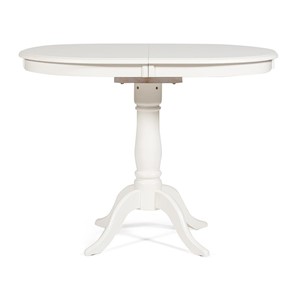 Кухонный овальный стол Solerno (ME-T4EX) 70х100+29х75, ivory white (слоновая кость 2-5) арт.12483 в Благовещенске