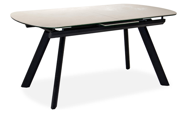 Кухонный раздвижной стол Шамони 2CQ 160х90 (Oxide Avorio/Графит) в Благовещенске - изображение