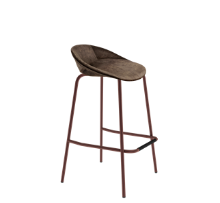 Барный стул SHT-ST19-SF1 / SHT-S29P (кофейный трюфель/медный металлик) в Благовещенске