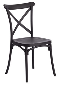 Обеденный стул CROSS (mod. PL24) 48х58х89 Black (черный) 05 арт.20049 в Благовещенске