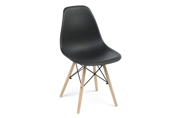 Обеденный стул DSL 110 Wood (черный) в Благовещенске - изображение