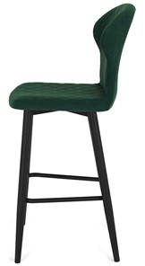 Кухонный стул Марио барный(Изумрудный Т189/ноги черные) в Благовещенске - предосмотр 1