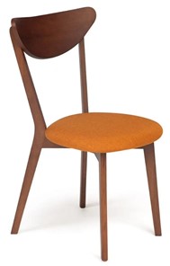 Обеденный стул MAXI (Макси), бук/ткань 86x48,5x54,5 Оранжевый/коричневый (2 шт) арт.10467 в Благовещенске