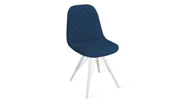 Обеденный стул Ричи К3 (Белый матовый/Велюр Confetti Blue) в Благовещенске