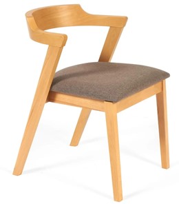Обеденный стул VERSA (Верса) бук/ткань 54,5x56x74 Натуральный (2 шт) арт.13989 в Благовещенске