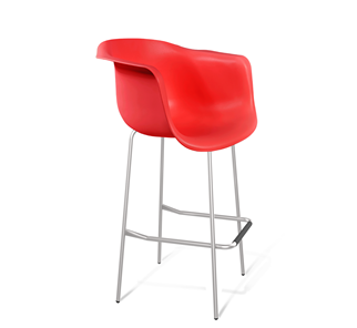 Барный стул SHT-ST31/S29 (красный/хром лак) в Благовещенске