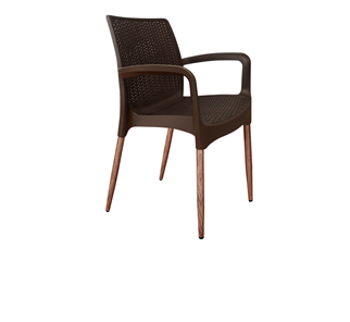 Обеденный стул SHT-ST68/S424-С (коричневый/темный орех) в Благовещенске