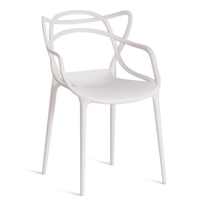Обеденный стул Cat Chair (mod.028) пластик, 54,5*56*84 белый арт.19623 в Благовещенске
