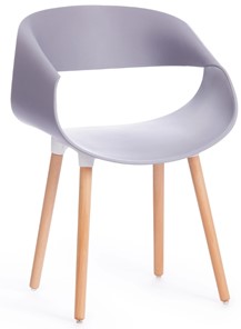 Обеденный стул QXX (mod. C1058) 54х56х78 серый 024 /натуральный арт.15194 в Благовещенске - предосмотр