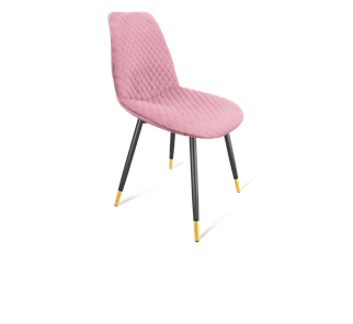 Обеденный стул SHT-ST29-С22 / SHT-S95-1 (розовый зефир/черный муар/золото) в Благовещенске