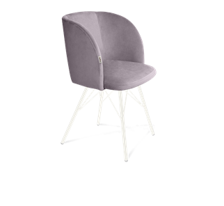 Обеденный стул SHT-ST33 / SHT-S37 (сиреневая орхидея/белый муар) в Благовещенске