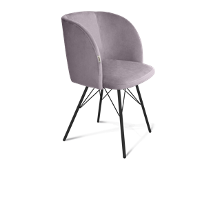 Обеденный стул SHT-ST33 / SHT-S37 (сиреневая орхидея/черный муар) в Благовещенске