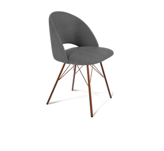Обеденный стул SHT-ST34 / SHT-S37 (платиново-серый/медный металлик) в Благовещенске