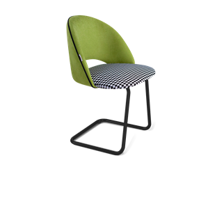Обеденный стул SHT-ST34-3 / SHT-S45-1 (оливковый/гусиная лапка/черный муар) в Благовещенске
