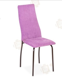 Обеденный стул Волна, каркас металл коричневый, инфинити фиолетовый в Благовещенске