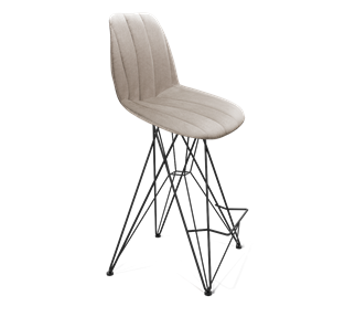 Полубарный стул SHT-ST29-С22 / SHT-S66-1 (лунный камень/черный муар) в Благовещенске