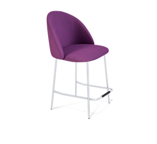 Полубарный стул SHT-ST35 / SHT-S29P-1 (ягодное варенье/хром лак) в Благовещенске