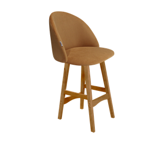 Полубарный стул SHT-ST35 / SHT-S65-1 (горчичный/светлый орех) в Благовещенске