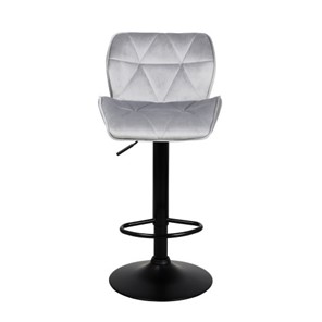 Барный стул Кристалл  WX-2583 белюр серый в Благовещенске