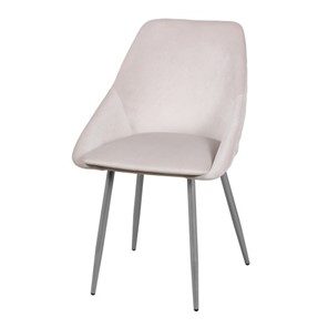 Мягкий дизайнерский стул Мартин СРП-063 эмаль бриллиант Веллюто бежевый в Благовещенске - предосмотр