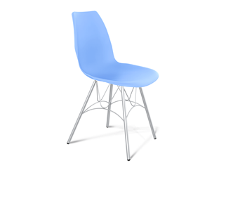 Кухонный стул SHT-ST29/S100 (голубой pan 278/хром лак) в Благовещенске