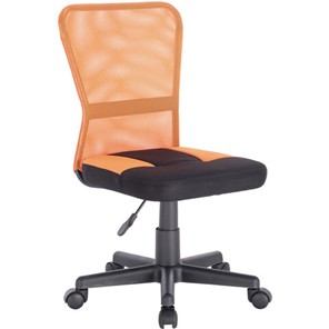 Компьютерное кресло Brabix Smart MG-313 (без подлокотников, комбинированное, черное/оранжевое) в Благовещенске